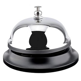 MITUMORMOR Tischglocke Tischklingel Rezeptionsklingel, Küche Hotel Zähler Rezeption Weihnachten Handwerk Glocke, Rezeptionsklingel mit Knackigem Klingeln,Tischklingel für Restaurants, Hotels, Bars