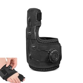 Hallux Valgus Correction, Hallux Valgus Correction Adjustable Button, Hallux Valgus Bandage Adjustable, Hallux Valgus Correction Splint, for Right Foot, Black