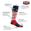 Darn Tough Men's Captain Stripe Over-The-Calf Cushion Socks, Large