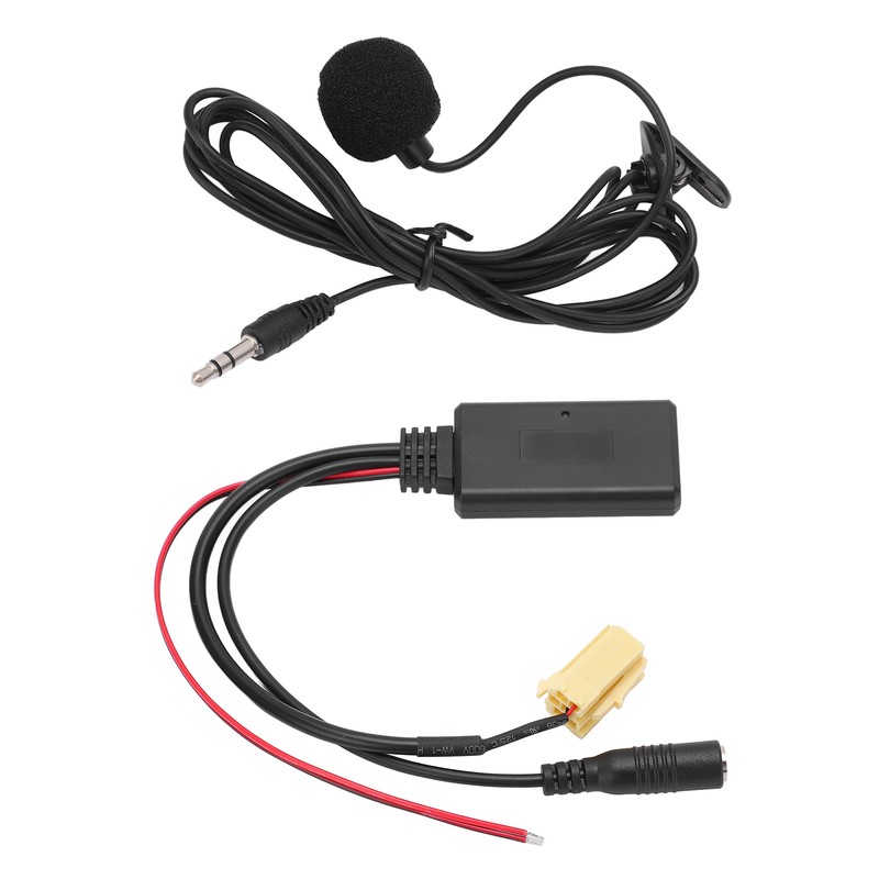 Car Bluetooth5.0 AUX Module Handsfree Microphone Wired Replacement for Fiat