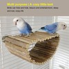 Bird Wood Hammock Tent Arch Bridge Shape Wooden Parrot Snuggle