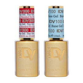 DIVA Base #100 + Top #300 Combo No Cleanse Gel Polish Manicure Nail