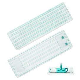Mop Cloths for Leifheit Profi XL Micro Duo/Cotton Plus Floor Mop Replacement Microfibre Mop Covers Pads for All Floors Pack of 2