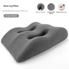 Memory Foam Leg Elevation Pillow for Resting Comfort – Ergonomic