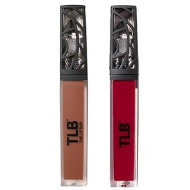 The Lip Bar - Pack De 2 Labiales Líquidos Mate Nonstop, Naturalista(Marrón Suave) Rich Auntie(Baya Intensa)- Alta Pigmentación - Una Sola Pasada -... 