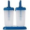 Tovolo Groovy Popsicle Molds (Set of 6) - Mess-Free Plastic