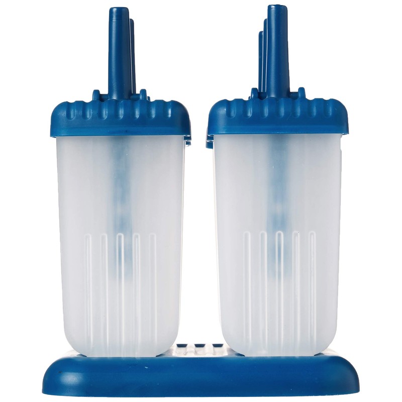 Tovolo Groovy Popsicle Molds (Set of 6) - Mess-Free Plastic