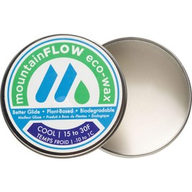 mountainFLOW eco-Wax Rub-On Ski/Snowboard Wax/Biodegradable Plant-Based Quick Wax | Cool: 15-30F