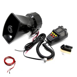 Viping Car Horn Car Siren Speaker Vehicle Horn with Mic PA System Emergency Sound Amplifier for 12V Passenger Car RV Boat Truck Lorry SUV