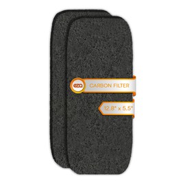 RV Premium Charcoal Activated Carbon Fiber Air Conditioner Filter - Air Duct AC Carbon Filter Replacement for RV AC Vent (2 Pack, 12.875” x 5.5”)