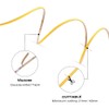 MALIIGAZA COB LED Strip Light, 24V 3mm 16.4ft Flexible Cuttable