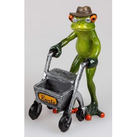 Formano Frog Pensioner Light Green, Approx. 16 cm