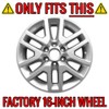 Brighter Design Set of 4 Chrome 6" V Spoke 16"