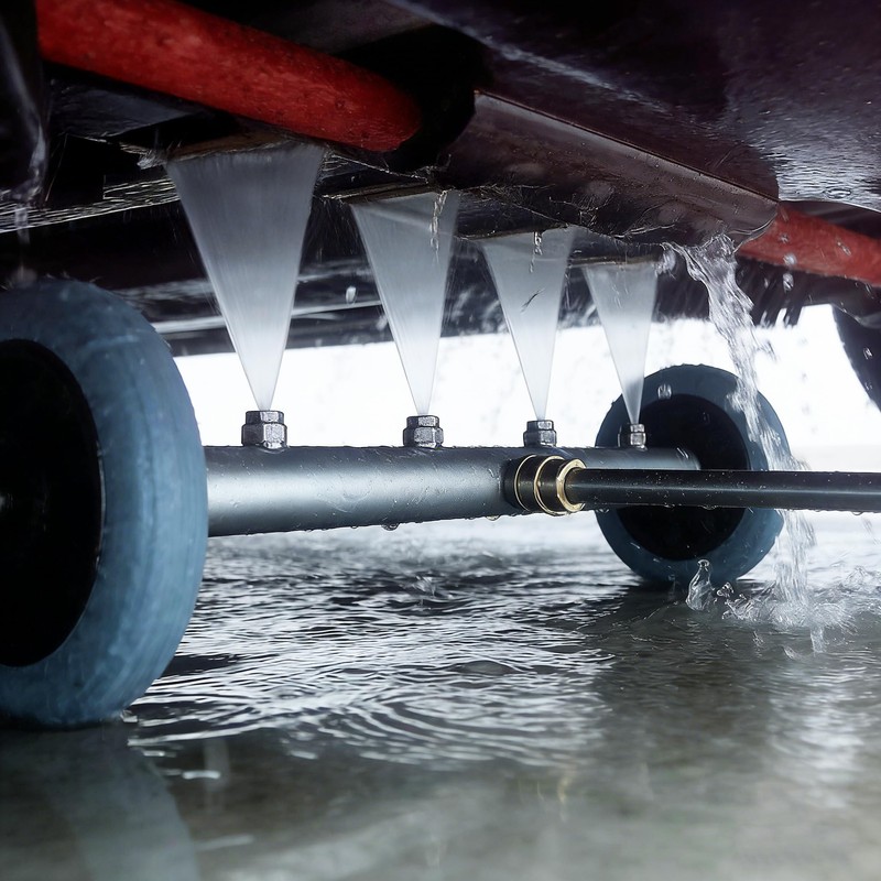 Hourleey Pressure Washer Undercarriage Cleaner, 16 Inch Power Washer Surface