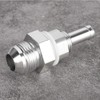 Hose Barb, AN8 3/8 Flare Bulkhead Hose Barb Aluminum Alloy