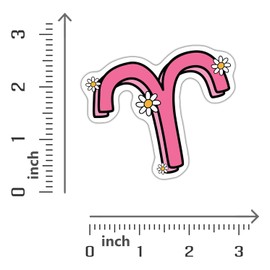 (Pack of 3) Aries Zodiac Astrology Signs Sticker