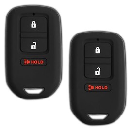 KeyGuardz Keyless Entry Remote Car Smart Key Fob Outer Shell Cover Rubber Case for Honda Fit Accord Civic, KR5V1X (2-Pack)
