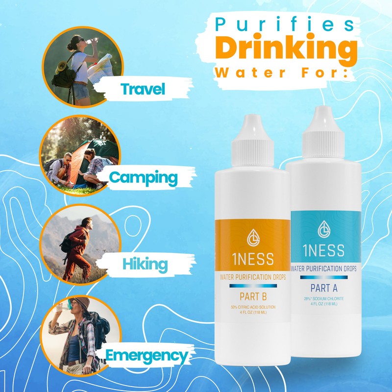 1ness 1ness Chlorine Dioxide Kit | 2 Part Liquid Classic