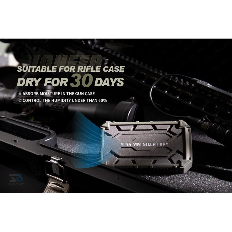 Silent Dry Gun Safe Dehumidifier, Reusable mini Portable Dryer effective