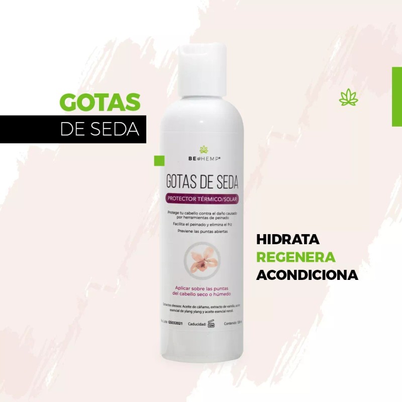 Beohemp Seda Shine Therapy Protector Térmico Solar Antifrizz 120ml