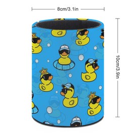 XUWU Cute Duck Pen Holder Pencil Organizer Cute Pencil Cup Desk Decor Makeup Brush Holder PU Multifunctional Office Suppliesfor Home Classroom School
