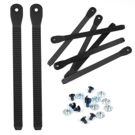 Tugaizi 8 Pieces Snowboard Ankle Ladder Straps Snowboard Binding Parts Snowboard Ankle Ladder Strap Binding for Snowboard Strap-in Binding System