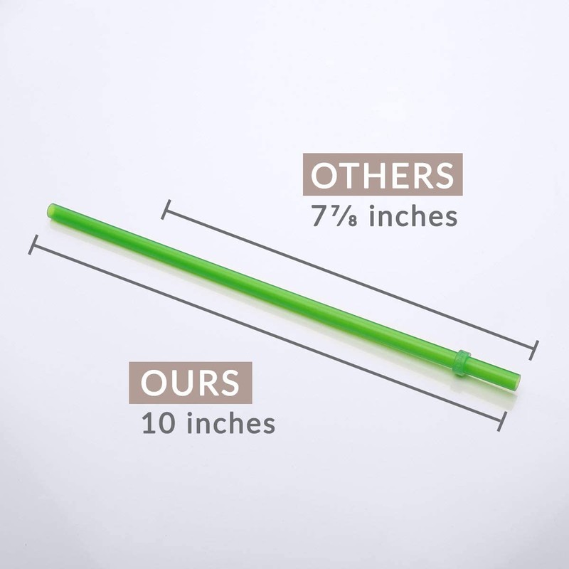 Cupture Reusable & Unbreakable Color Straws - 12 Count +