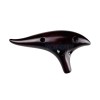 Unbranded Premium Fine-Crafted Ceramic 12-Hole Alto C Ocarina Flute Black