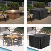 WOMACO Heavy Duty Square Patio Fire Pit/Table Cover, Waterproof Outdoor