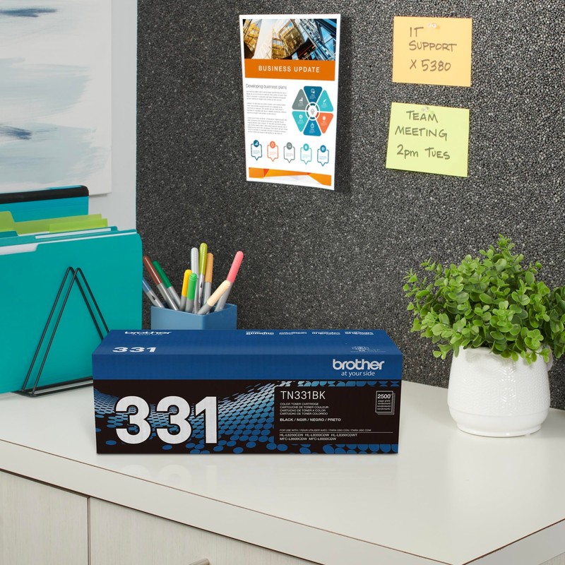 Brother Genuine TN331BK Black Toner Cartridge