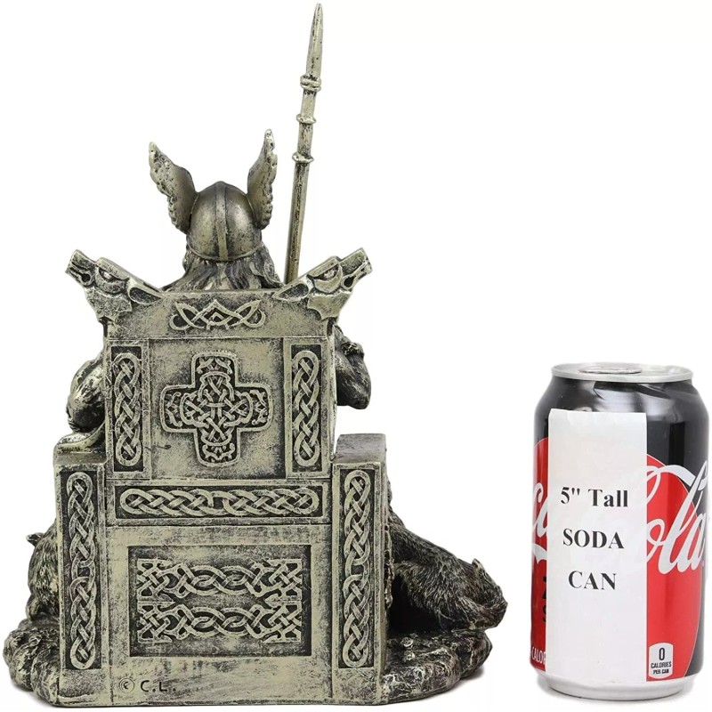 Ebros Norse Viking Mythology Odin The Alfather Sitting On A