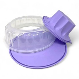 Tupperware Jel Ring Mold 6 cups in Lilac purple