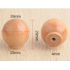 Eokoaiee 15 Pack Wooden Ball Knobs Wood Balls Handles Pulls