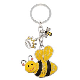 Joe Davies Equilibrium Snazzy Style Enamel Keyring Charm Bumblebee Queen Bee