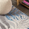 JONATHAN Y AMC100A-210 Tropics Palm Leaves Indoor Outdoor Area-Rug Bohemian