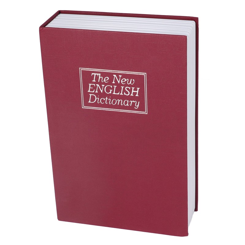 Diversion Book Safe Imitation Books Realistic Stainless Steel Liner Portable