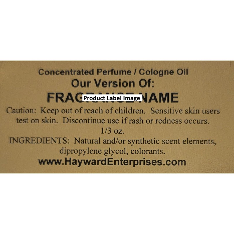 Hayward Enterprises Brand Perfume Oil Compatible to BLACK CEDARWOOD &