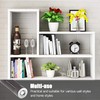 munloo Concealed Bracket, Pack of 8 Wall Shelf Brackets, Shelf