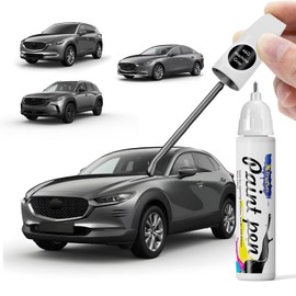 XTryfun 46G Machine Gray Touch Up Paint Compatible with Mazda, DIY Car Paint Scratch Repair, Quick & Easy Fix Automotive Scratch Repair for CX-5/CX-50/CX-30/CX-9/CX-90/CX-70/Mazda3/MX-5