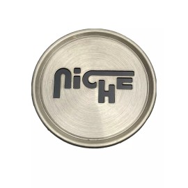 Niche Gloss Tint/Black Logo Snap In Wheel Center Cap 1003-24LTLB CAP M-774