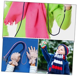 KOMBIUDA 3pcs Mitten Lanyard Clips for Boy Girl Multi-Function Glove Holder with Material Anti-Lost Design for Outdoor Activities for Gloves and Shawls