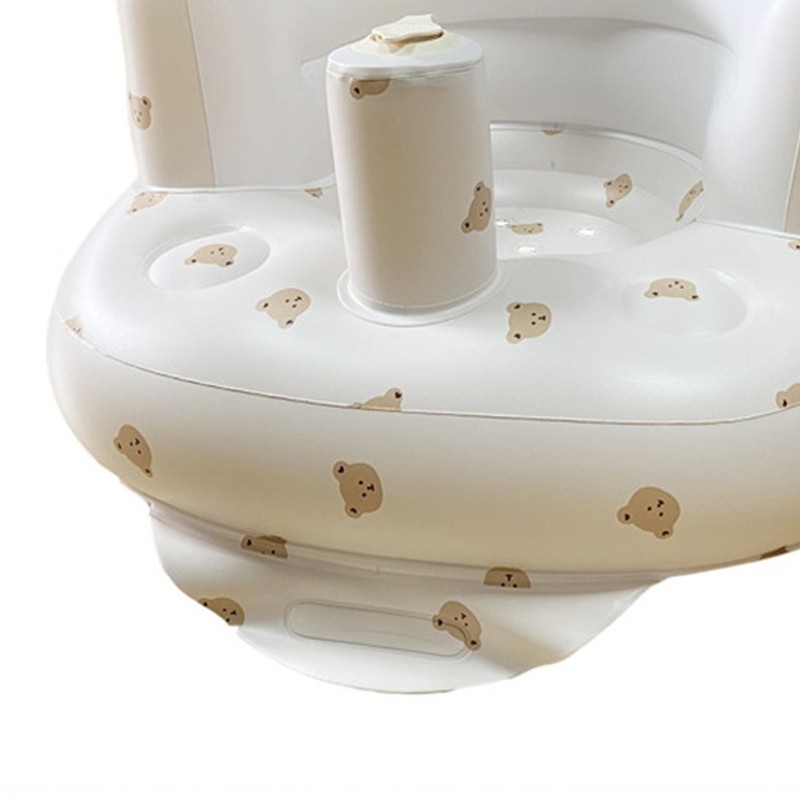 Baby Inflatable Chair Portable Foldable Printed Leakproof Soft Shower Sofa