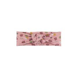 Sterntaler Baby Girl Headband Baby Headband Knot - Baby Headband, Baby Headband - Made of Jersey Cotton with Print - Pale Pink, 51, Pale Pink