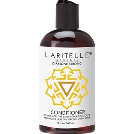 Laritelle Organic Travel Size Conditioner 2 oz | Hair Loss Prevention, Anti-Breakage, Split Ends Treatment | Rosemary, Ginger & Cedarwood | NO GMO, Sulfates, Alcohol, Parabens, Phthalates | GF