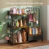 Purse Organizer for Closet, with Bottom Drawer, Extra Large Capacity