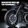 HIGH GODO 1:8 Motorcycle Building Set, Technic MOC Motorcycle Model