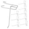 Tofficu 4sets Practical Iron Hooks for Household Grid Wall Display