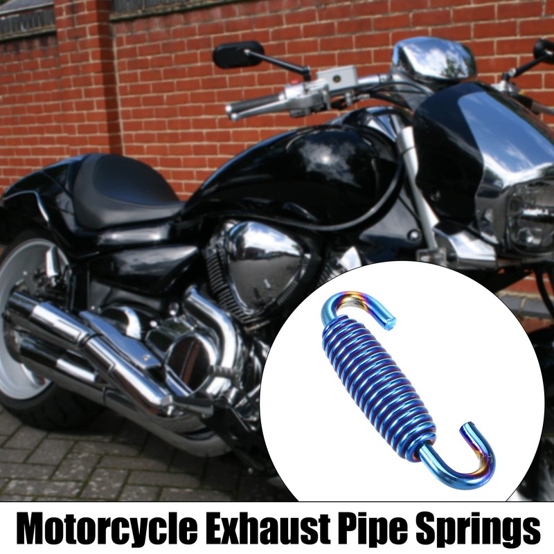 A ABSOPRO 6 Piece Exhaust Spring Exhaust Springs Motorcycle Stainless