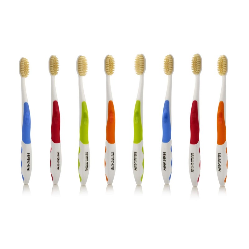 MOUTHWATCHERS Soft Flossing Toothbrushes for Adults, Value 8 Pack, Ultra