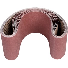 PFERD 49467 Benchstand Abrasive Belt, Aluminum Oxide A, 48" Length x 6" Width, 60 Grit (Pack of 10)